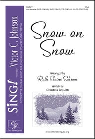 Snow on Snow SSA choral sheet music cover Thumbnail